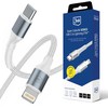 3Mk Protection 3mk Hyper Cable N-SERIES USB-C / Lightning 50cm PD 3.0 9V/3A 27W - baltas
