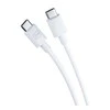 3mk Hyper Charger PD GaN 25W laidinis įkroviklis USB-C kabelis - baltos spalvos