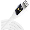 3MK Hyper Cable USB-A į Lightning 1.2m 5V/2.1A 12W baltos spalvos