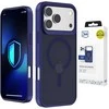 Dėklas 3Mk apsaugos 3mk dūminis „MagCase“, skirtas „iPhone 17 Pro Max“ – Mėlyna-permatomas