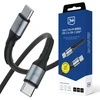 3Mk apsaugos priedai - 3mk Hyper Cable N-SERIES C-C 2m PD 3.0 QC 3.0 20V/5A 100W Juodas