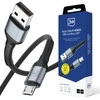 3Mk Protection 3mk Hyper Cable N-SERIES USB-A / MicroUSB 1m 5V/2.4A 12W / juodas