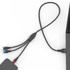 3Mk Protection 3mk Hyper Cable N-SERIES 3 in 1 USB-A / Lightning / Micro 1.2m 9V/2A 18W - juodas