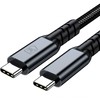 3Mk Protection 3mk Hyper Cable N-SERIES Thunderbolt 4 USB-C / USB-C 1m 48V/5A 40Gb/s 240W 8K60Hz - juodas
