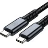 3Mk apsaugos priedai - 3mk Hyper Cable N-SERIES Thunderbolt 4 1m 48V/5A 40Gb/s 240W 8K60Hz Juodas