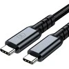 3Mk apsaugos priedai - 3mk Hyper Cable N-SERIES Thunderbolt 4 1m 48V/5A 40Gb/s 240W 8K60Hz Juodas