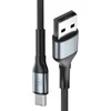 3Mk apsauga 3mk Hyper kabelis 3mk Hyper kabelis N serijos USB-A / USB-C 1m 9V/2A 18W QC 3.0 / juodas