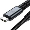 3Mk apsaugos priedai - 3mk Hyper Cable N-SERIES Thunderbolt 4 1m 48V/5A 40Gb/s 240W 8K60Hz Juodas