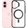 3mk Satin Armor MagCase with MagSafe Apple iPhone 16 Plus - Clear with dėklas telefonui juodos spalvos Frame