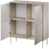 Cama Meble 4D komoda TRESSE 100x40x110 kašmyro matinė spalva