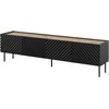 Laikiklis Cama Meble Televizoriaus Spintelė - Onda 200x40x35-54 Juoda