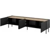 Laikiklis Cama Meble Televizoriaus Spintelė - Onda 200x40x35-54 Juoda