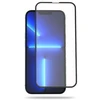 LCD apsauginis stikliukas Bestsuit Flexible Hybrid Glass 5D Apple iPhone 15 Pro Max pritaikytas dėklui juodas