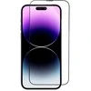 OEM 5D visiškai klijuojamas grūdintas stiklas iPhone 17 Air juodas + aplikatorius