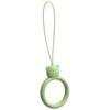 SILICONE PHONE LANYARD RING BEAR LIGHT Žalias