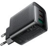 Acefast A108 GaN PD 67W 2xUSB-C 1xUSB-A Wall Charger - Juodas