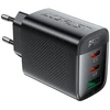 Acefast A108 GaN PD 67W 2xUSB-C 1xUSB-A Wall Charger - Juodas