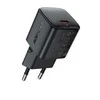 Acefast A117 GaN PD 20W USB-C Wall Charger - Juodas