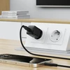 Acefast A118 30W GaN USB-C sieninis įkroviklis su 1,2 m USB-C–Lightning laidu - Juodas