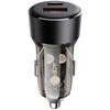 Automobilinis įkroviklis Acefast B12 60W USB-C/USB-A juodas