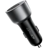 Acefast B21 75W USB-C + USB-A Car Charger - Juodas