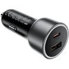 Acefast B21 75W USB-C + USB-A Car Charger - Juodas