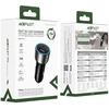 Acefast B21 75W USB-C + USB-A Car Charger - Juodas