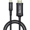 Acefast C1 USB-C/HDMI vaizdo kabelis 4K 60Hz HDR 1,8 m – juodas