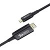 Acefast C1 USB-C/HDMI vaizdo kabelis 4K 60Hz HDR 1,8 m – juodas