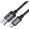 „Acefast C20-04“ USB-A – USB-C kabelis 480 Mb/s 3A 1,2 m – Juodas