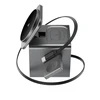 Acefast E34 22.5W 3-in-1 inductive charger with built-in cable for smartphone and smartwatch - pilka