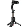 Acefast E42 Selfie Stick with Automatic Tripod and Bluetooth Remote Control 63 cm - Juodas