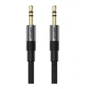 Acefast J10 AUX cable mini jack 3.5mm 1m - juodas