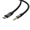 Acefast J11 USB-C to 3.5mm mini jack cable 1m - juodas