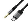 Acefast J11 USB-C to 3.5mm mini jack cable 1m - juodas
