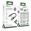 Acefast J12 USB-C to 3.5mm mini jack adapter - juodas