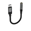 Acefast J12 USB-C to 3.5mm mini jack adapter - juodas
