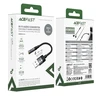 Acefast J13 USB-A to 3.5mm mini jack adapter - juodas