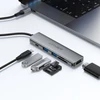 Acefast J18 USB Hub USB-C 6-in-1 HDMI 4K 60Hz PD90W Docking Station - Gray