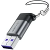 Acefast J8 USB-C - USB-A Adapteris - Gray