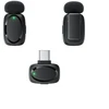 Acefast R2 Wireless Lavalier Microphones - Juodas
