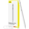 Aktyvus rašiklis Baseus Smooth Writing Series su belaidžiu įkrovimu, USB-C (balta)