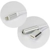 Oem Adapteris AUX 2in1 Lightning (vyriškas) to Lightning (moteris) / Jack 3,5 mm (moteriškas) sidabrinis