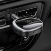 Adapteris AUX „Bluetooth“ lizdas 3,5 mm Hoco su ekranu E80 juodas