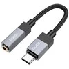 Adapteris AUX USB C to Jack 3,5 mm Hoco UPA32C UPA32C juodas