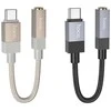 Adapteris AUX USB C (vyras) į Jack 3,5 mm (lizdas) Hoco UPA32C auksinis