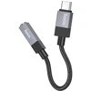 Adapteris AUX USB C to Jack 3,5 mm Hoco UPA32C UPA32C juodas