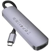 Adapteris Hoco HB27 Type-C daugiafunkcis keitiklis HDMI+USB3.0+USB2.0*2+PD pilkas