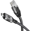 Techly ICOC U3C-RJ45-030 networking cable Sidabrinis, Juodas 3 m Cat6 F/UTP (FTP)