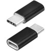 Oem Adapteris Micro USB (female) to Type C (male) juodas